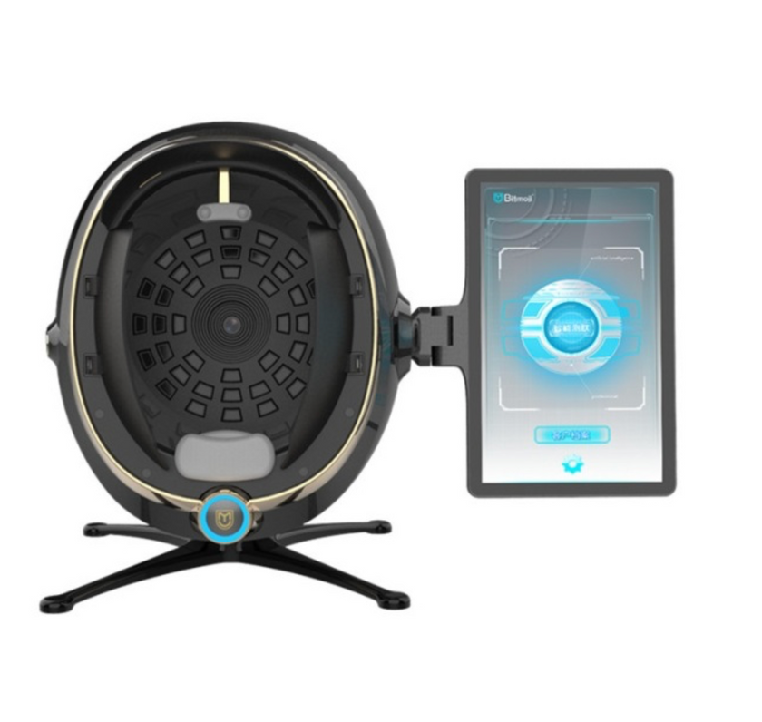 Portable Wooden Lamp Magic Mirror 36 Million Pixels High-Tech Skin Analyzer