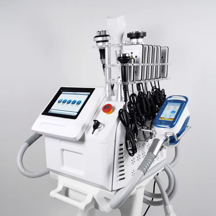 Macchina portatile per crioterapia con cavitazione a 40kHz, RF per il corpo e criolipolisi 360 per il dimagrimento. - CareMart
